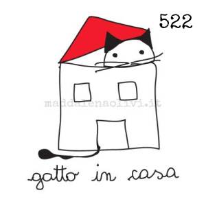  12 x 12 cm - biglietto + busta + filo