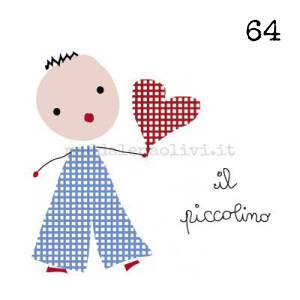 064 12 x 12 cm - biglietto + busta + filo