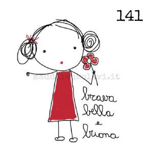 141 12 x 12 cm - biglietto + busta + filo