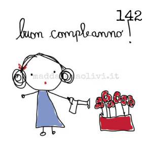 142 12 x 12 cm - biglietto + busta + filo