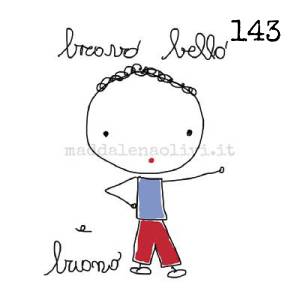 143 12 x 12 cm - biglietto + busta + filo