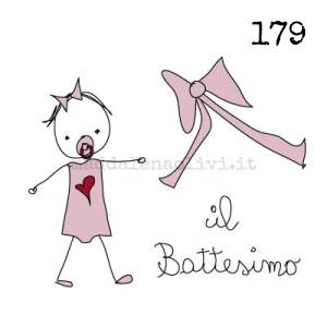 179 12 x 12 cm - biglietto + busta + filo