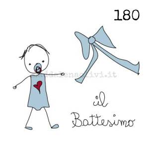 180 12 x 12 cm - biglietto + busta + filo