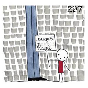 297 12 x 12 cm - biglietto + busta + filo