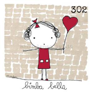 302 12 x 12 cm - biglietto + busta + filo