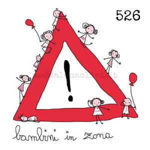 526 12 x 12 cm - biglietto + busta + filo