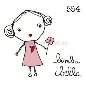 554 12 x 12 cm - biglietto + busta + filo