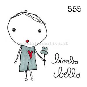 555 12 x 12 cm - biglietto + busta + filo