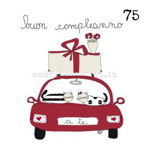 075 12 x 12 cm - biglietto + busta + filo